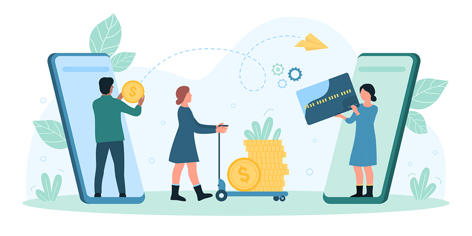 Financial illustration